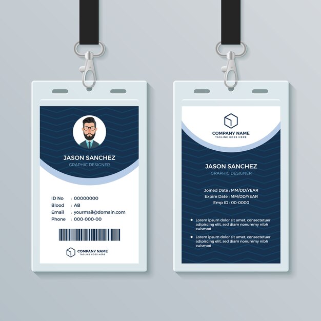 Corporate Id Card Design Template